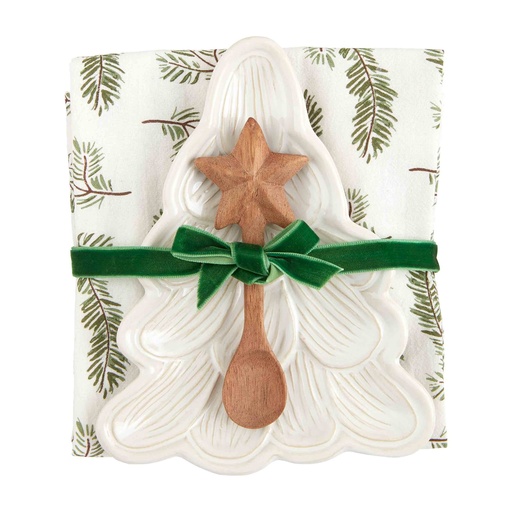 [176761-TT] Christmas Tree Appetizer Set