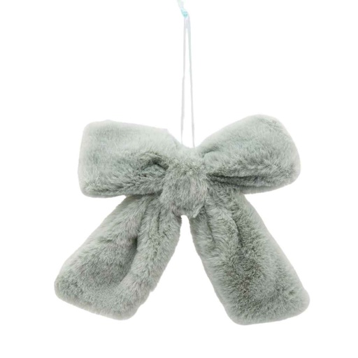 [177061-TT] Plush Bow Sage 9in