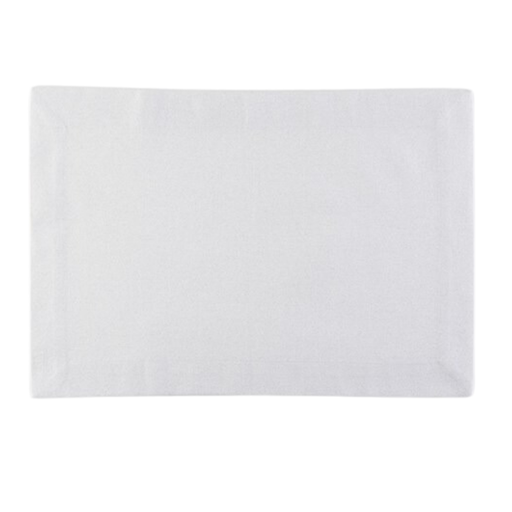 [177069-TT] Glitter Placemat Woven Silver
