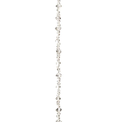 [177522-TT] Faux Crystal Ice Cube Garland 6in