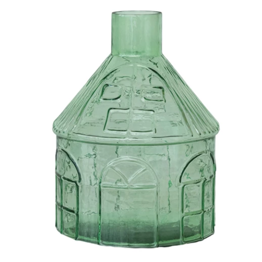 [177840-TT] House Shaped Vase 11in 