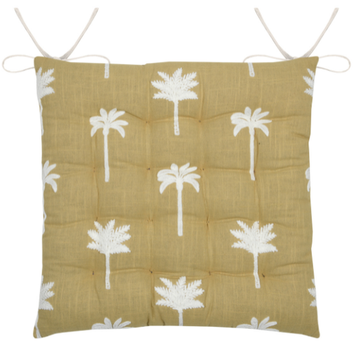 [178650-TT] Casablanca Chair Pad Mustard 15x15in