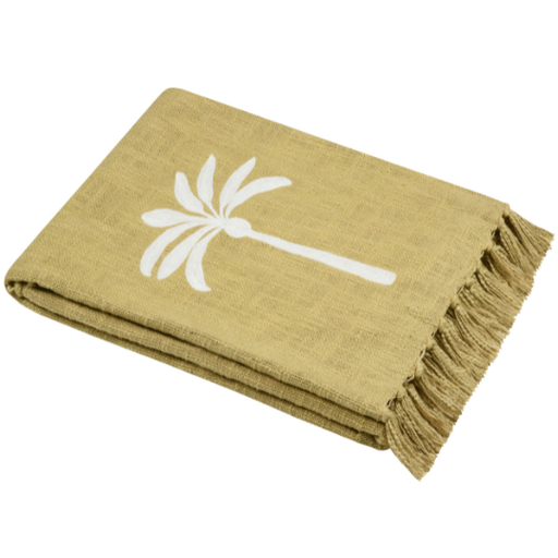 [178653-TT] Casablanca Throw Curry 50x60in