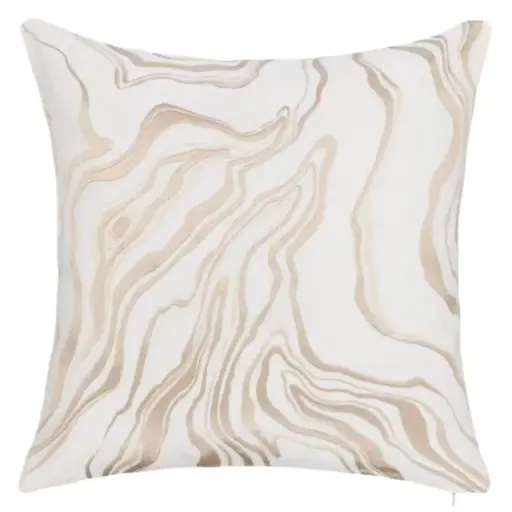 [179450-TT] Drift Pillow Ivory Natural 22x22in