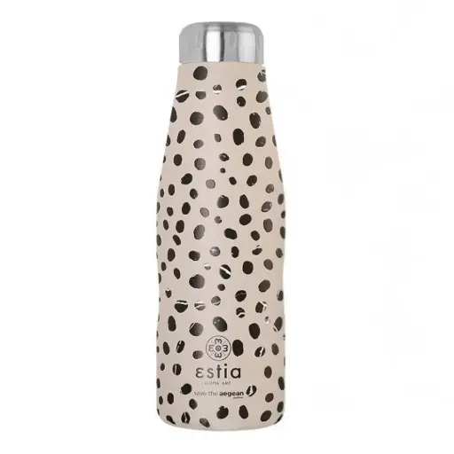 [179982-TT] Insulated Travel Flask Save the Aegean Leopard 17.6oz