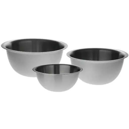 [180682-TT] Stainless Steel Mixing Bowl Set 3pc
