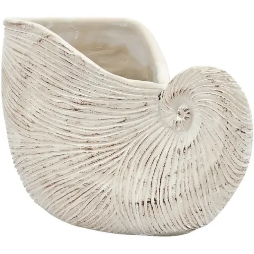 [180864-TT] Nautilus Shell Planter 11.5in