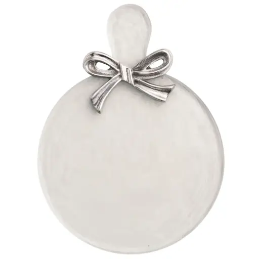 [180989-TT] Silver Bow Glass Paddle Board 13x9.5in