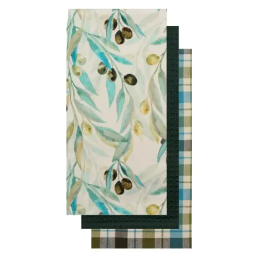 [181029-TT] Olive Kitchen Towel Set 3pc
