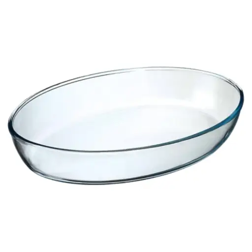 [182535-TT] Glass Baking Dish Oval 14x10in