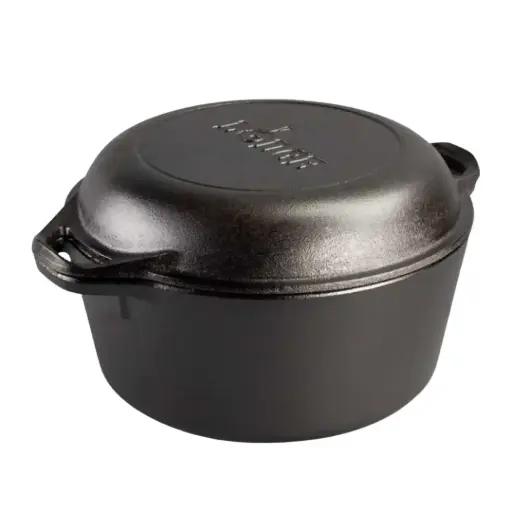 [182719-TT] Lodge Double Dutch Oven 5Qt