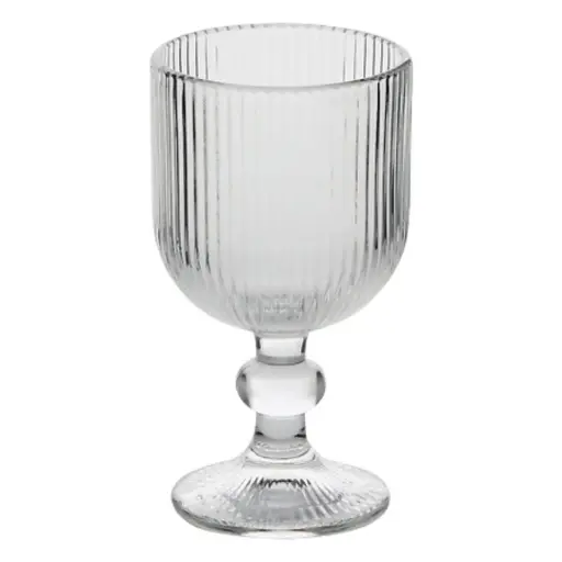 [182750-TT] Ema Goblet Glass Clear