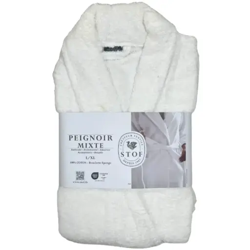 [182962-TT] Lyla Bathrobe White L/XL
