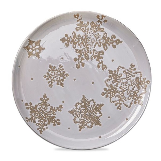 [165440-TT] Falling Snow Platter
