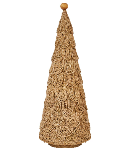 [165535-TT] Hand-Made Layered Bankuan Cone Tree 21in