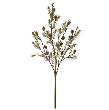 [165764-TT] Pinecone Spray w/ Needles  28.5in