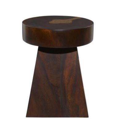 Architectural Wood Accent Table