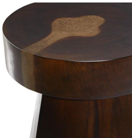 Architectural Wood Accent Table
