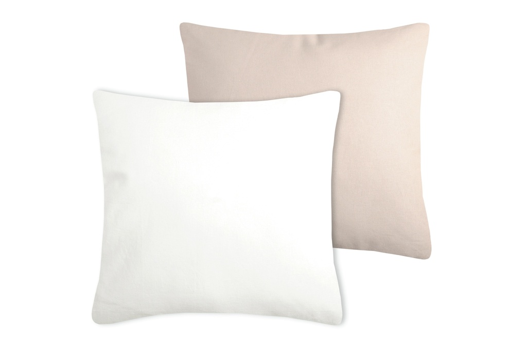 Due Cream Linen Pillow 20in