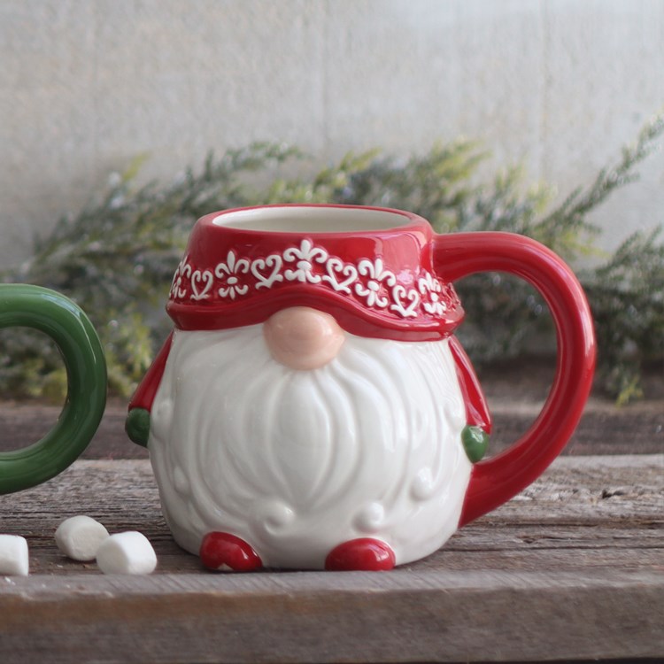 Gnome Novelty Mug Red
