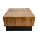 Acacia Wood Coffee Table Black