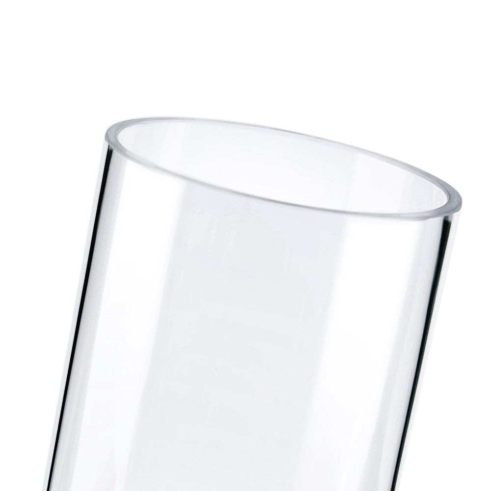 Clear Cylinder vase 12in