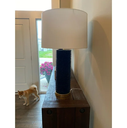 Black Spiked Table Lamp 31in