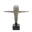 Bowing Human Sculpture 24in