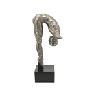 Bowing Human Sculpture 24in