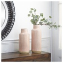 Contemporary Vase Blush 14in