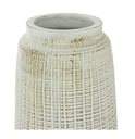 Distressed Stoneware Vase 17in
