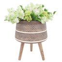 Wood Planter with Legs 11in