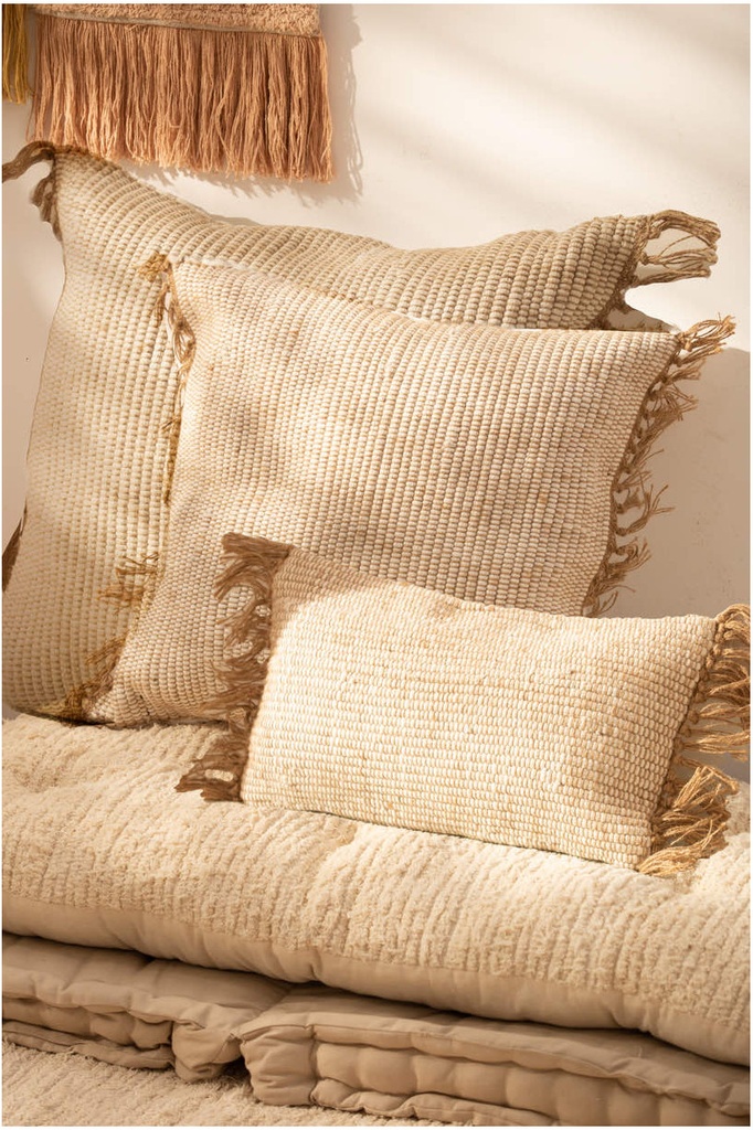 Crema Beige Pillow 24in