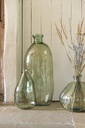 Green Cleo Glass Vase 12in x 13in