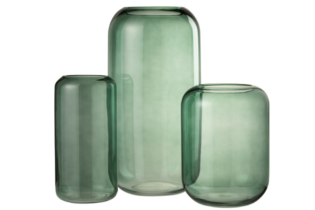 Green Cylinder Vase  9in x 12in
