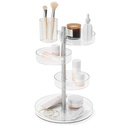 Pirouette Organizer Clear/ Nickel