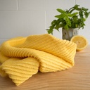 Ripple Kitchen Towel Lemon