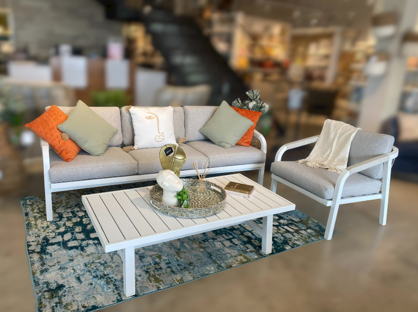 Cannes Lounge Chair White