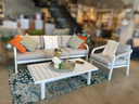 Cannes Lounge Chair White