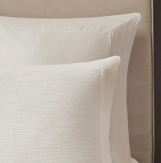 Hanae Cotton Blend Yarn Dyed 3 Piece Comforter King Set White