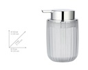 Agropoli White Frosted Dispenser