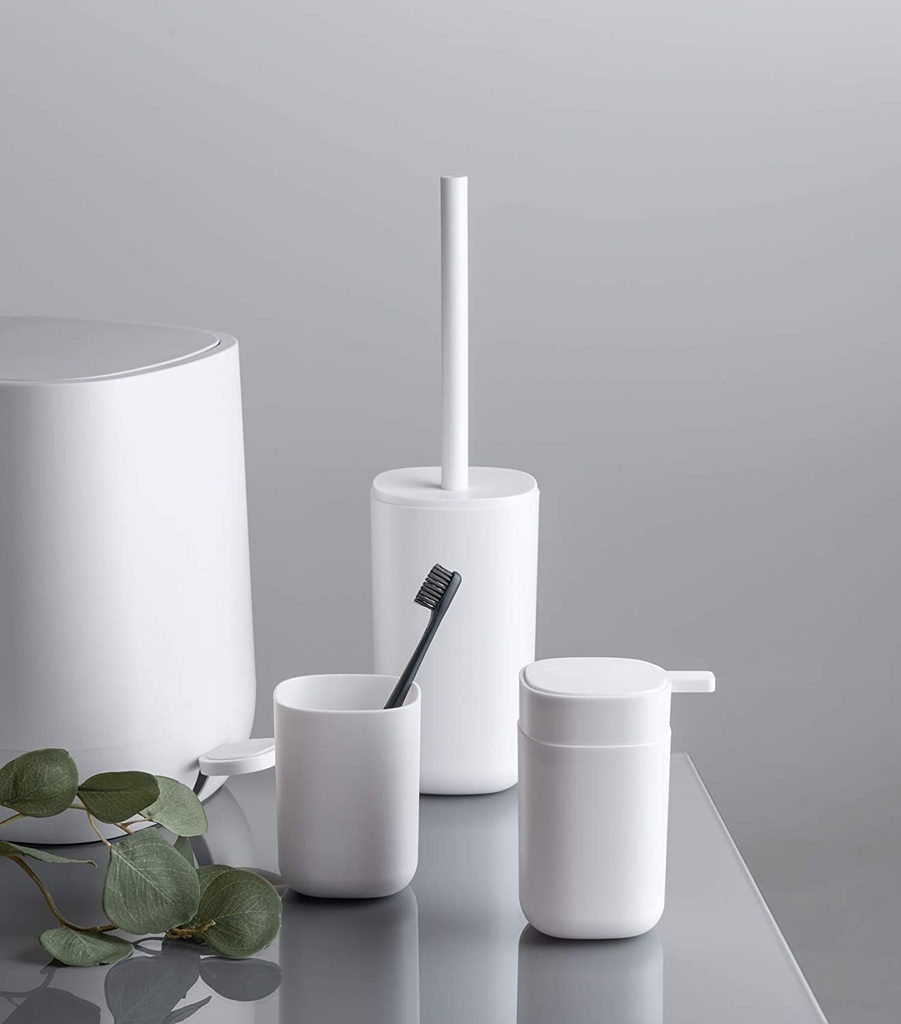 Davos White Matte Toilet Brush