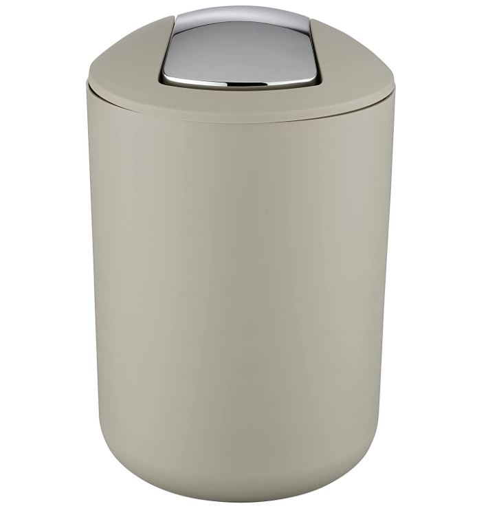 Brasil Swing Cover Bin Large Taupe