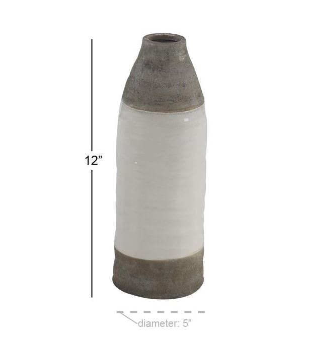 Antique Ceramic Vase 14in