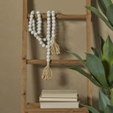 White Bead Garland 80in