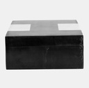 Resin Box Black and White 12in