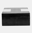 Resin Box Black and White 10in