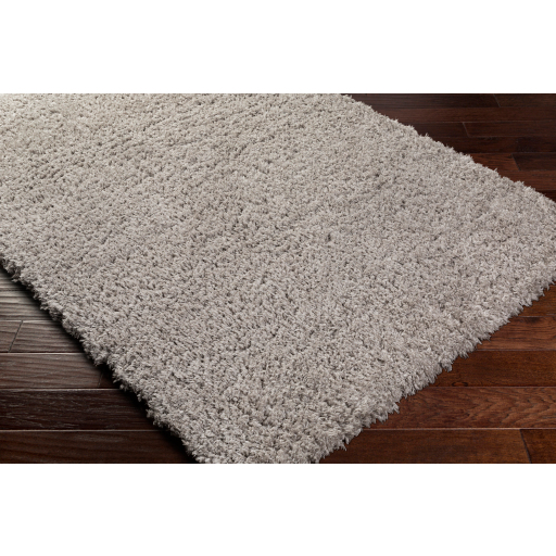 Angora Grey Shag Rug 5x7