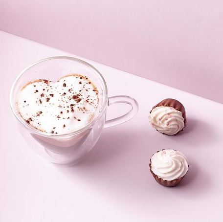Amore Cappuccino Mugs 10oz. Set of 2