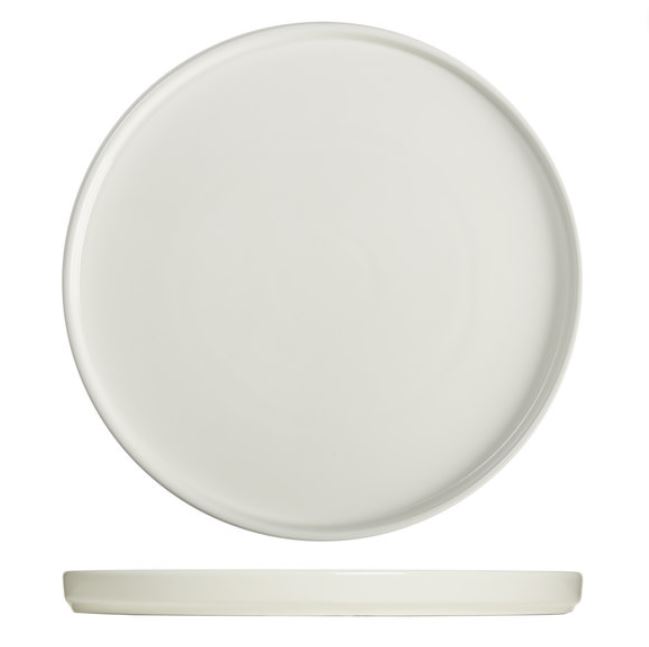 Essentials White Rim Dinner Plate